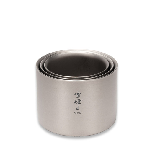 Snow Peak Titanium Double Wall Stacking Mug M - 400ml