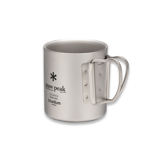 Snow Peak Titanium Double Walled Mug - 220ml
