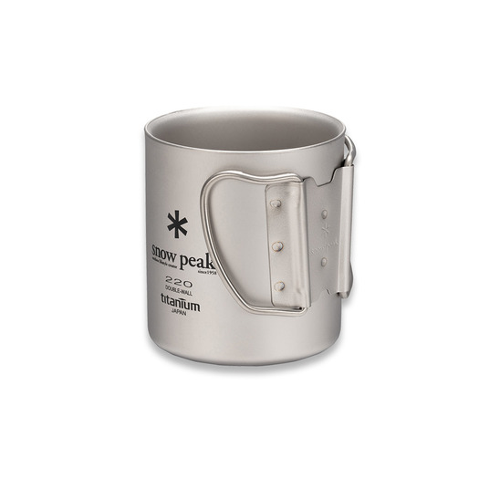 Snow Peak Titanium Double Walled Mug - 220ml