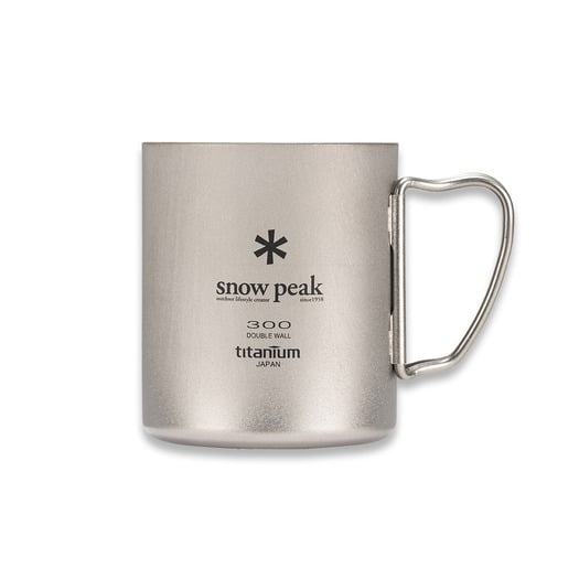 Snow Peak Titanium Double Walled Mug - 300ml