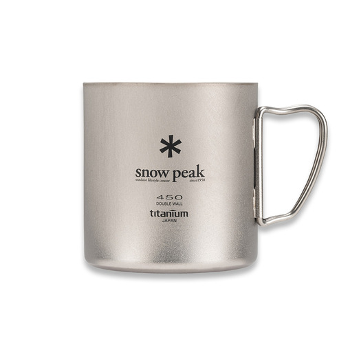 Snow Peak Titanium Double Walled Mug - 450ml