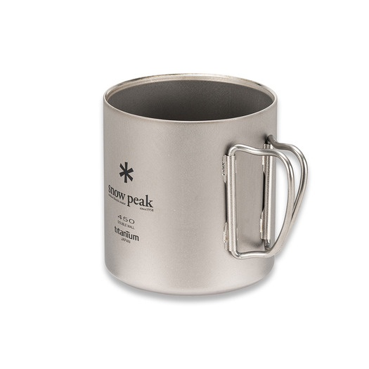 Snow Peak Titanium Double Walled Mug - 450ml