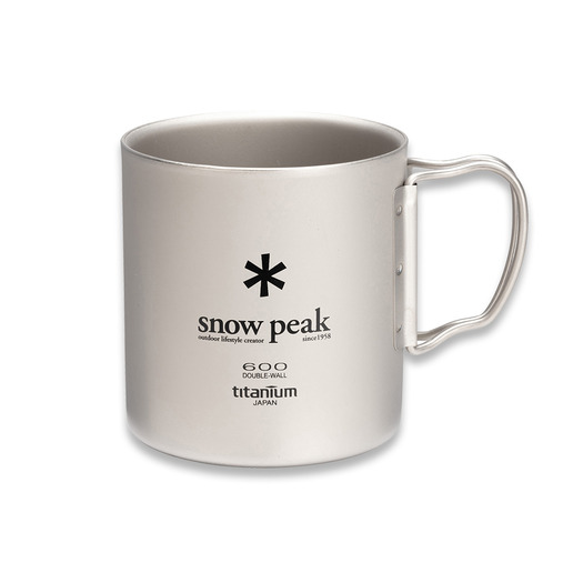 Snow Peak Titanium Double Walled Mug - 600ml