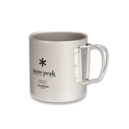 Snow Peak Titanium Double Walled Mug - 600ml