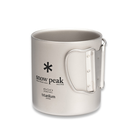 Snow Peak Titanium Double Walled Mug - 600ml