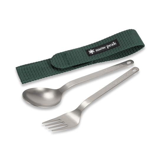Snow Peak Titanium Fork & Spoon Set