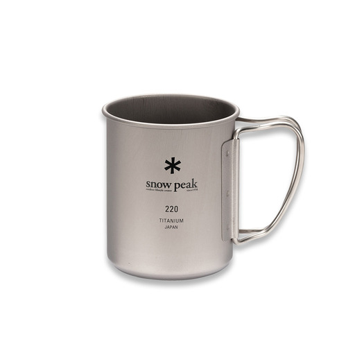 Snow Peak Titanium Single Wall Mug - 220ml