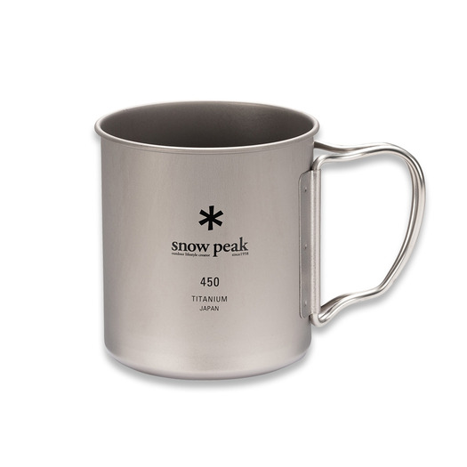 Snow Peak Titanium Single Wall Mug - 450ml