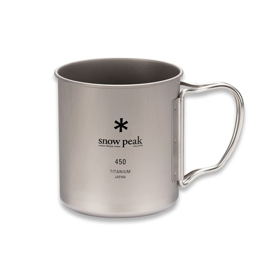 Snow Peak Titanium Single Wall Mug - 450ml