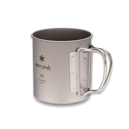 Snow Peak Titanium Single Wall Mug - 450ml