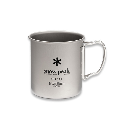 Snow Peak Titanium Single Wall Mug - 600ml