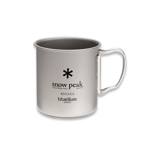 Snow Peak Titanium Single Wall Mug - 600ml
