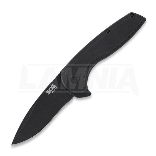 Nóż składany SOG Aegis FLK 2.0, Black Stonewash SOG-14-41-05-43