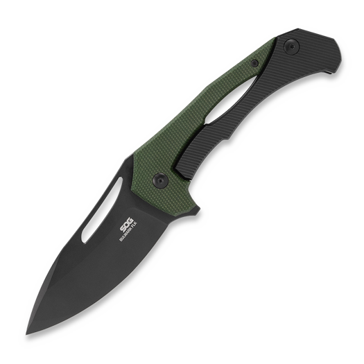 SOG Bulwark FL, OD Green Micarta SOG-14-24-02-57