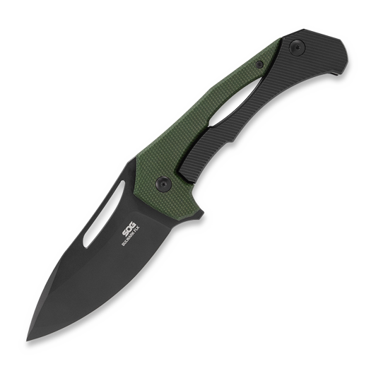 SOG Bulwark FL, OD Green Micarta SOG-14-24-02-57