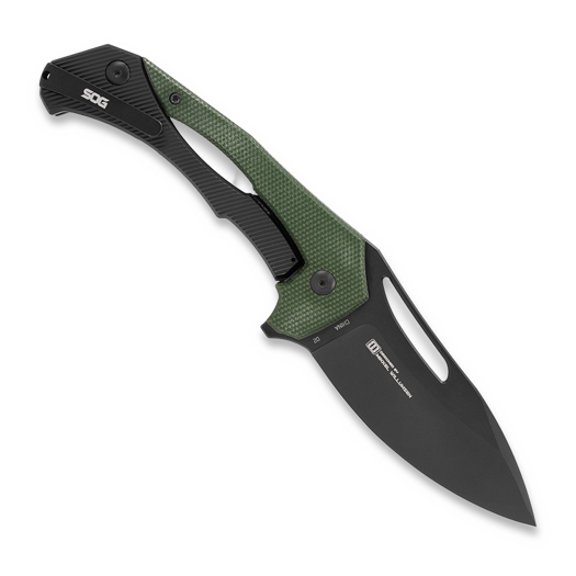 SOG Bulwark FL, OD Green Micarta SOG-14-24-02-57