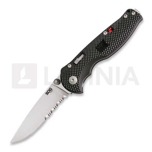 SOG Flash I A/O Satin Drop Point 접이식 나이프 SOGFSA97BX
