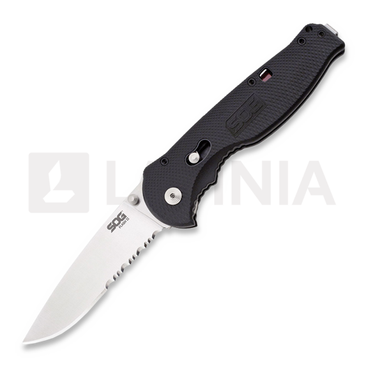 SOG Flash II A/O Satin Drop Point folding knife SOGFSA98BX