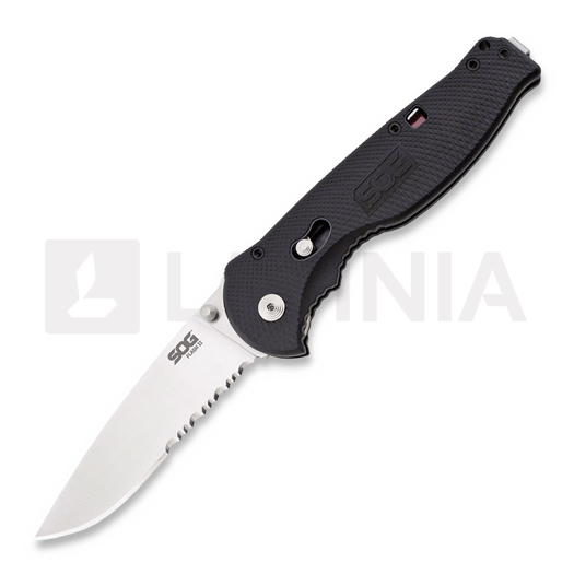 SOG Flash II A/O Satin Drop Point 접이식 나이프 SOGFSA98BX