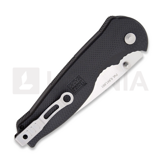 SOG Flash II A/O Satin Drop Point folding knife SOGFSA98BX