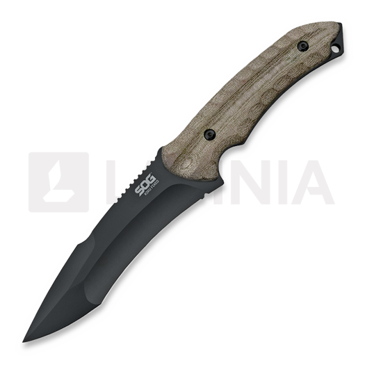 SOG Kiku 4.5 Small Fixed Blade, negro SOGKU2002