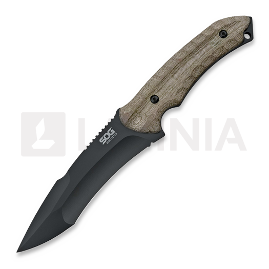 SOG Kiku 4.5 Small Fixed Blade, czarny SOGKU2002
