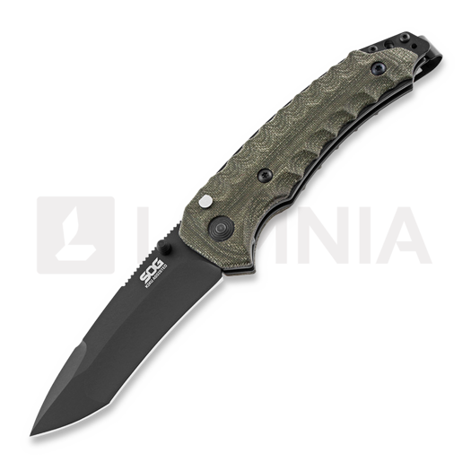 SOG Kiku S35VN foldekniv, svart SOG-KU-3004