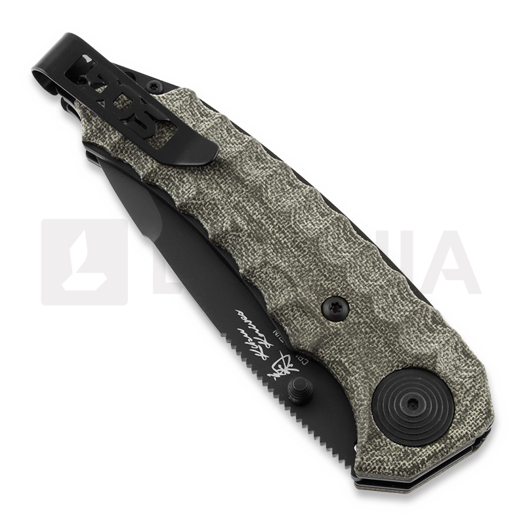SOG Kiku S35VN sulankstomas peilis, juoda SOG-KU-3004