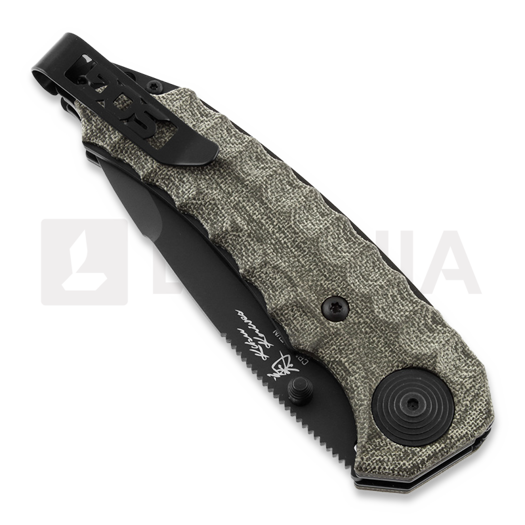 SOG Kiku S35VN 折叠刀, 黑色 SOG-KU-3004
