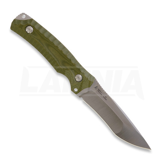 Cuțit SOG Hidaka FX CPM 3V, green micarta SOG-17-27-01-57