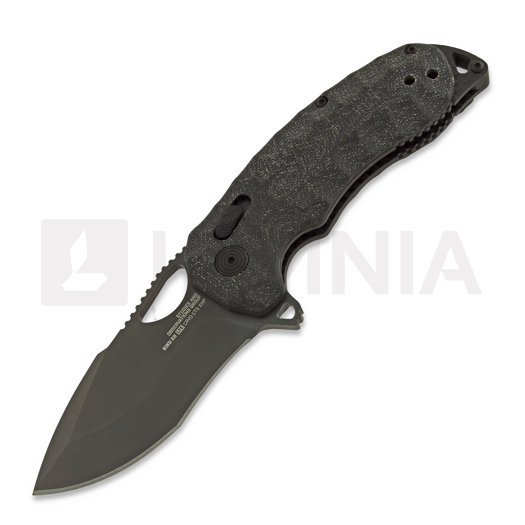 Skladací nôž SOG Kiku XR LTE, blackout micarta SOG-12-27-04-57