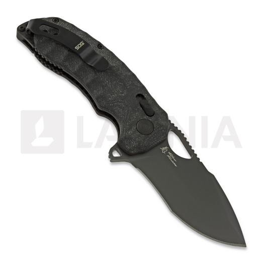 Складной нож SOG Kiku XR LTE, blackout micarta SOG-12-27-04-57