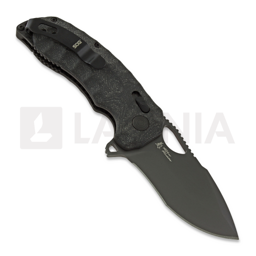 SOG Kiku XR LTE kääntöveitsi, blackout micarta SOG-12-27-04-57