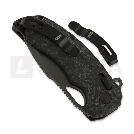 Складной нож SOG Kiku XR LTE, blackout micarta SOG-12-27-04-57