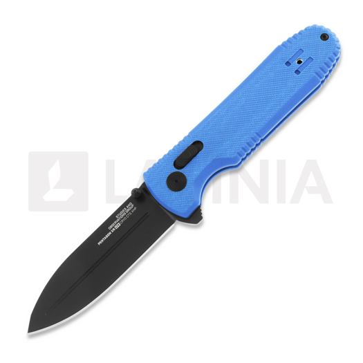 SOG Pentagon XR LTE 折叠刀, 藍色 SOG-12-61-06-57