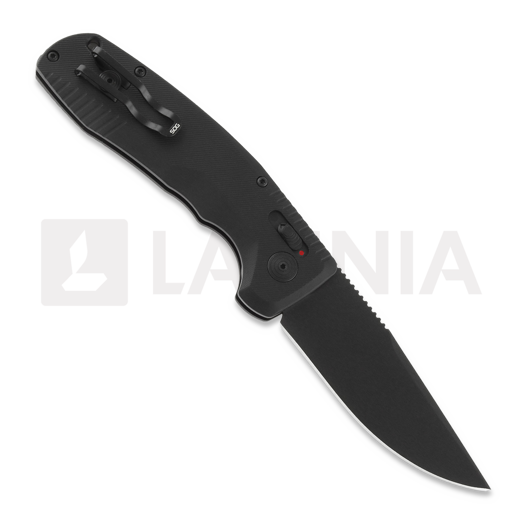 SOG SOG-TAC AU sulankstomas peilis, Black/Straight Edge SOG-15-38-01-57
