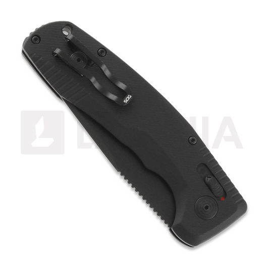 SOG SOG-TAC AU sulankstomas peilis, Black/Straight Edge SOG-15-38-01-57