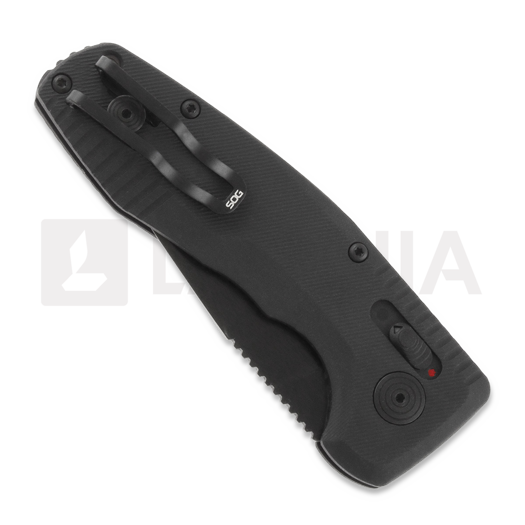 SOG SOG-TAC AU Compact sulankstomas peilis, Black/CA Special SOG-15-38-11-57