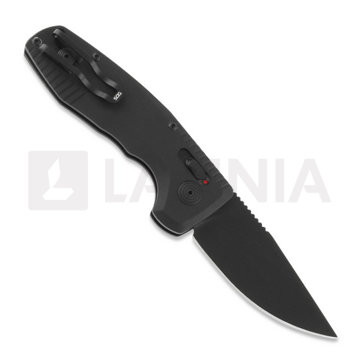 SOG SOG-TAC AU Compact 折叠刀, Black/Straight Ed SOG-15-38-07-57