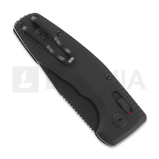 SOG SOG-TAC AU Compact 折叠刀, Black/Tanto/Str SOG-15-38-09-57