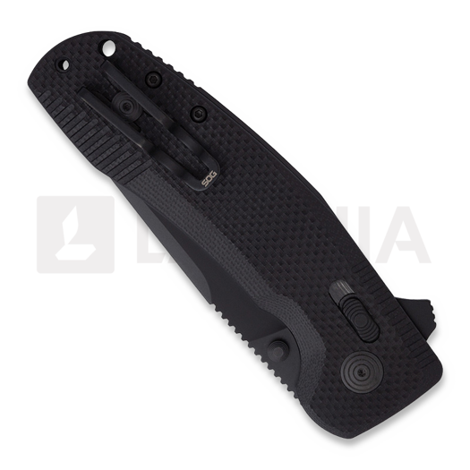 SOG SOG-TAC XR sulankstomas peilis, blackout SOG-12-38-01-41