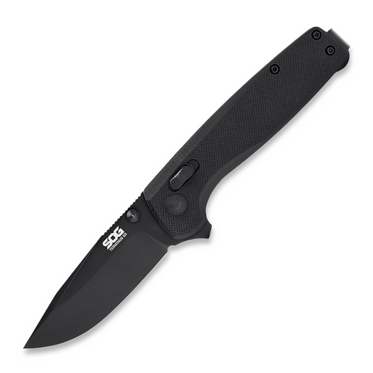 SOG Terminus XR G10 접이식 나이프, 검정 SOG-TM1027-BX