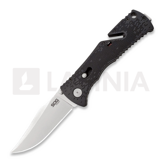 SOG Trident A/O Satin Clip Taschenmesser SOGTF2BX