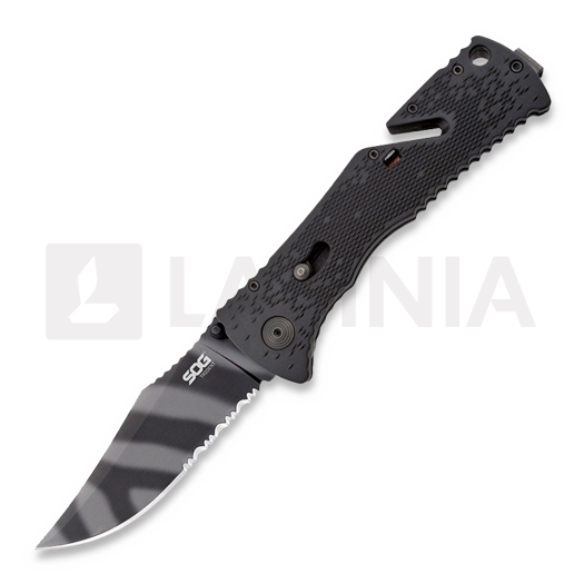 SOG Trident A/O Tigerstripe Clip összecsukható kés SOG-TF3-CP