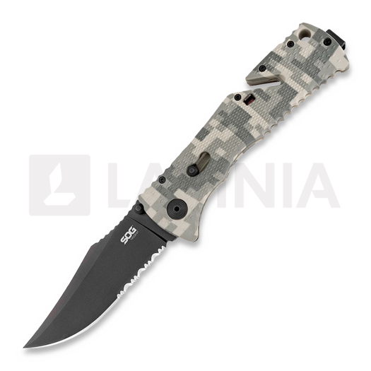 SOG Trident A/O TiNi Clip foldekniv SOGTF10BX