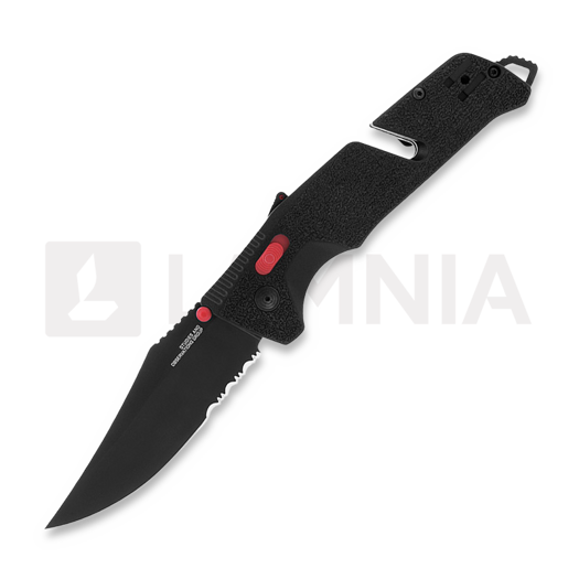 SOG Trident AT Mk3, Black/Red, Partially Serrated SOG-11-12-02-41
