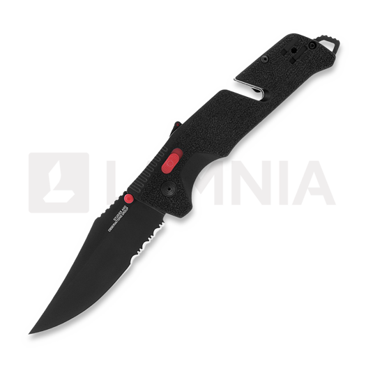 SOG Trident AT Mk3, Black/Red, Partially Serrated SOG-11-12-02-41