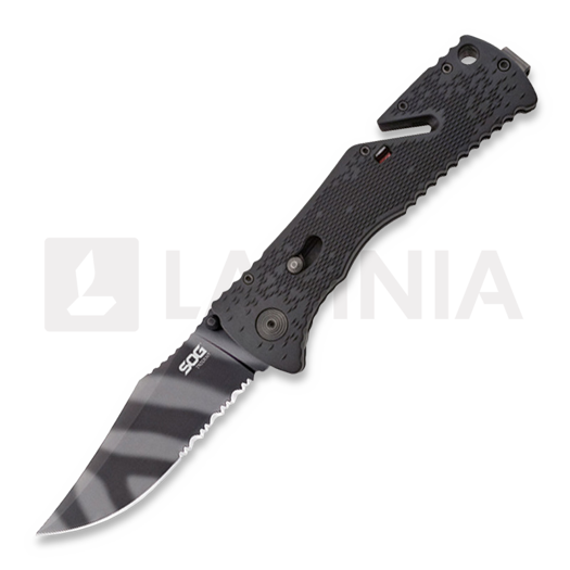 SOG Trident Partially Serrated foldekniv SOG99448