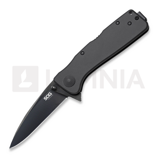 SOG Twitch XL A/O Black Drop Point folding knife SOGTWI21BX