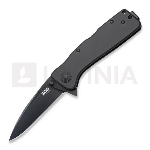 SOG Twitch XL A/O Black Drop Point סכין מתקפלת SOGTWI21BX